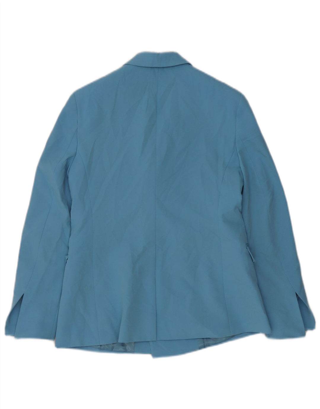 Giacca blazer doppiopetto da donna Topshop UK 8 piccola poliestere blu