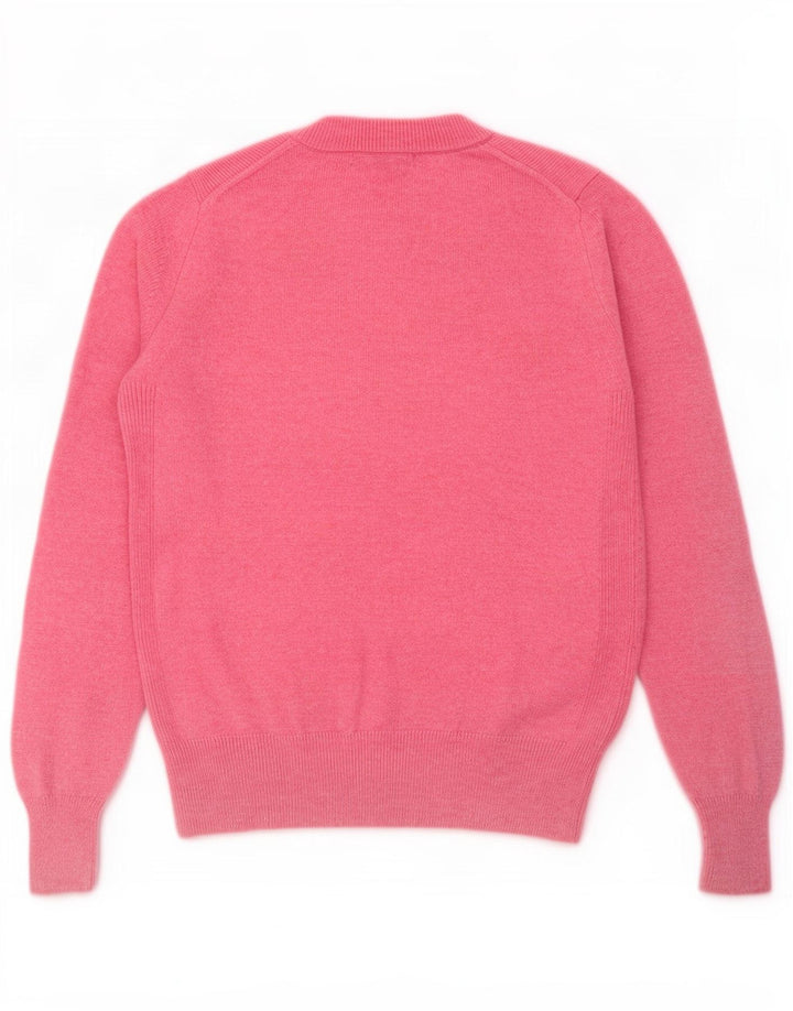 Maglione maglione girocollo da donna Marks & Spencer UK 12 Rosa medio