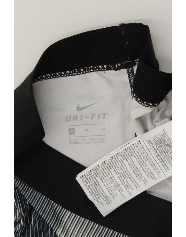 Leggings Nike Dri Fit Capri da donna UK 12 Poliestere geometrico grigio medio