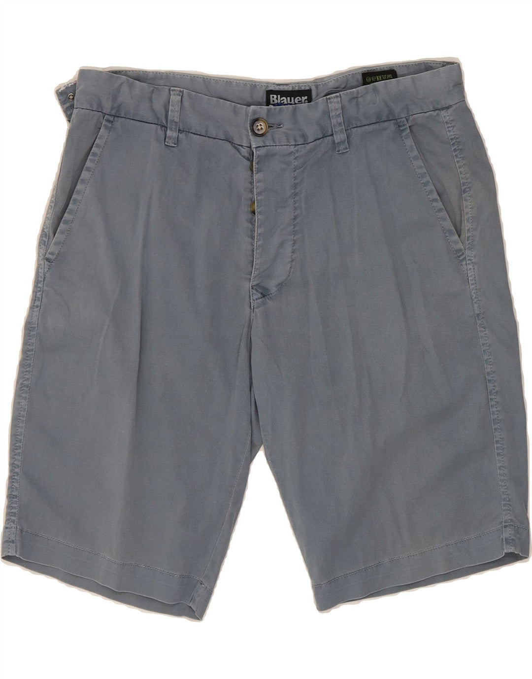 BLAUER Mens Chino Shorts W30 Medium Blue Cotton Vintage Blauer and Second-Hand Blauer from Messina Hembry 
