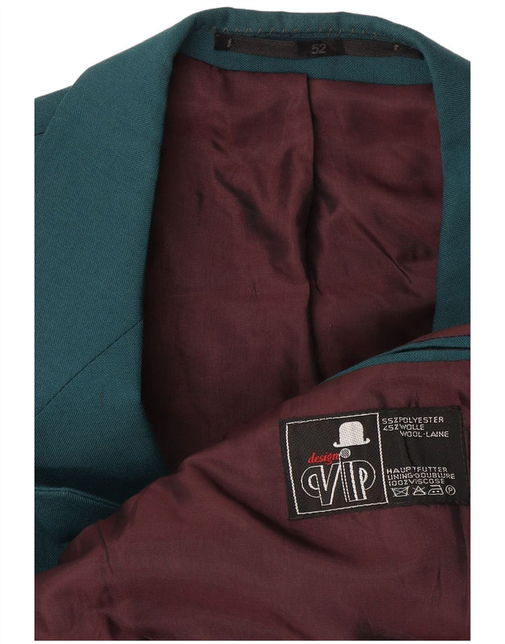 Giacca blazer doppiopetto uomo VIP IT 52 XL Lana Verde