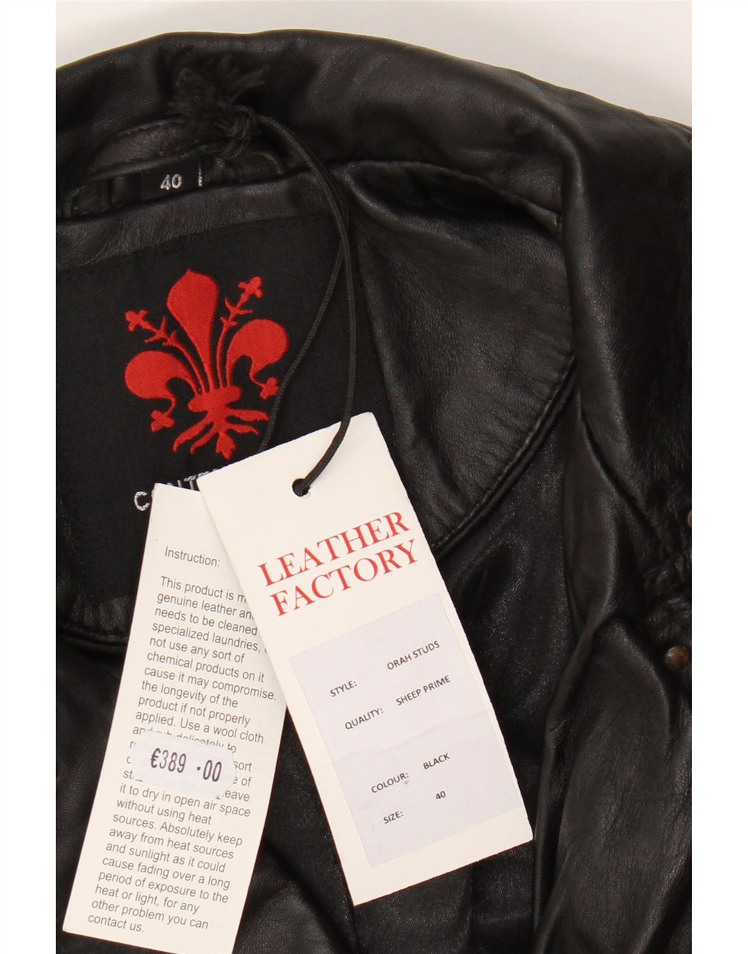 Giacca da motociclista in pelle da donna vintage IT 40 piccola in pelle nera