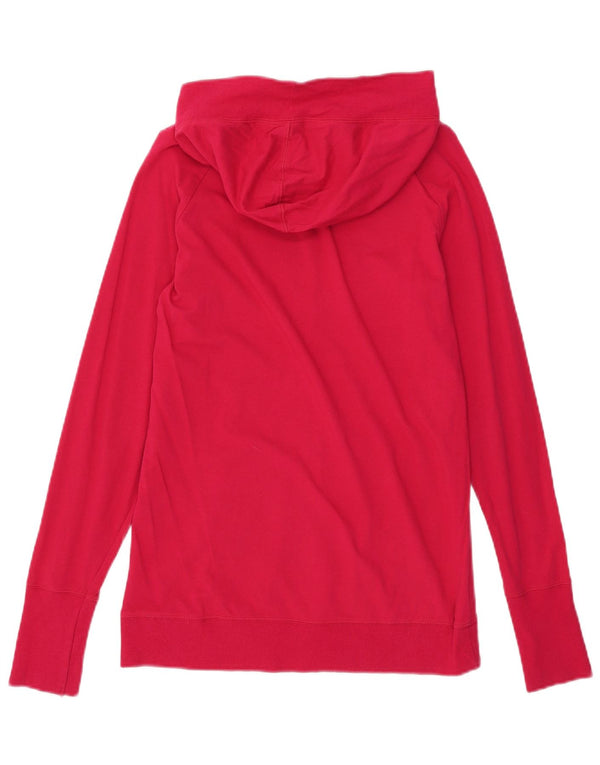 Maglia con cappuccio da donna Nike US 12/14 Large in cotone rosa