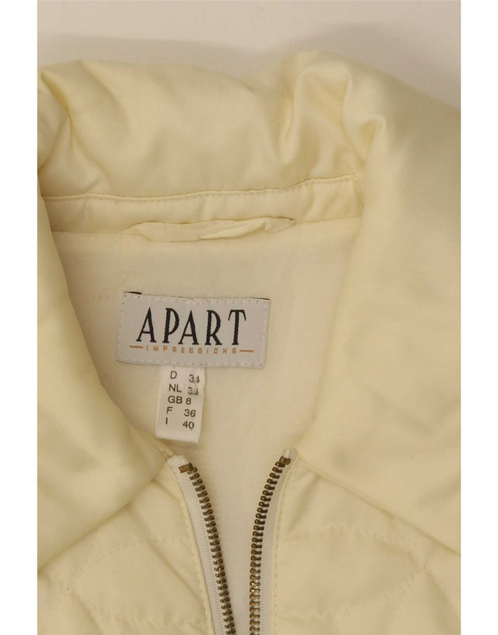 Cappotto imbottito da donna Apart UK 8 piccolo giallo