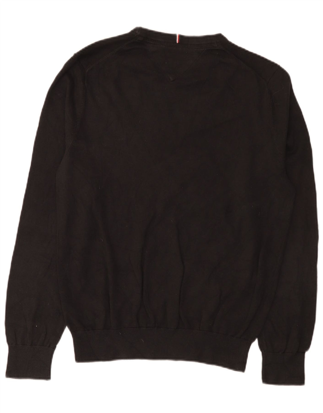 Maglione maglione girocollo da uomo Tommy Hilfiger cotone nero medio