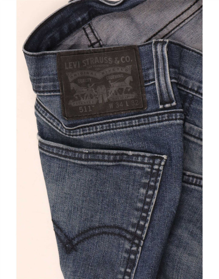 Levi's Jeans 511 slim da uomo W34 L32 Blu