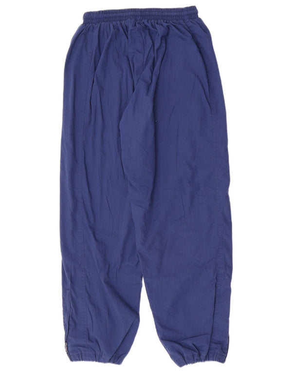 Pantaloni da tuta da uomo Lotto Joggers piccoli in poliestere blu navy