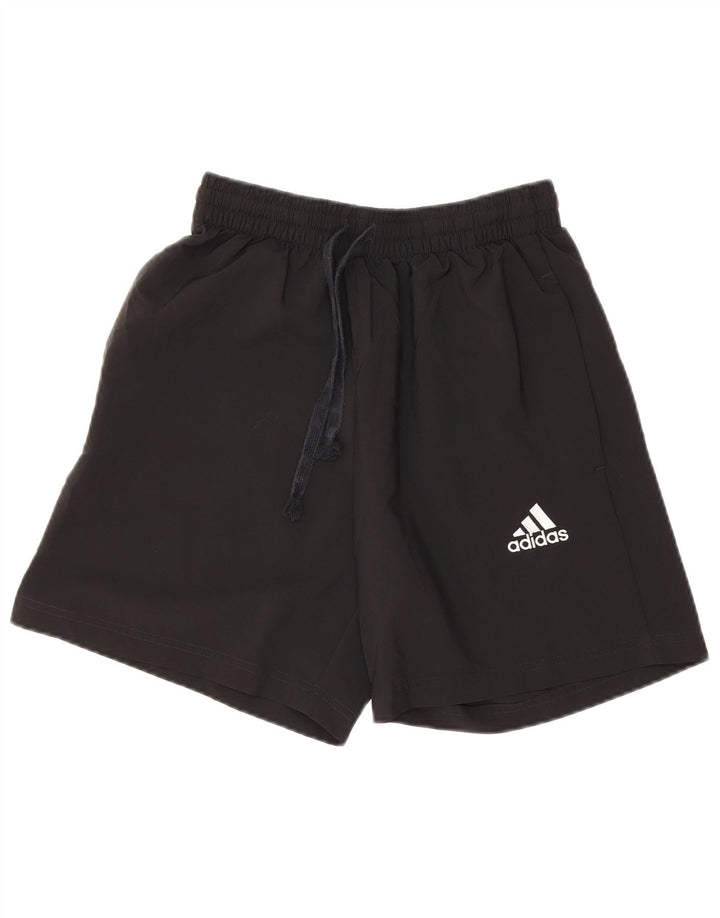 Pantaloncini sportivi Adidas Primegreen da uomo piccoli in poliestere nero