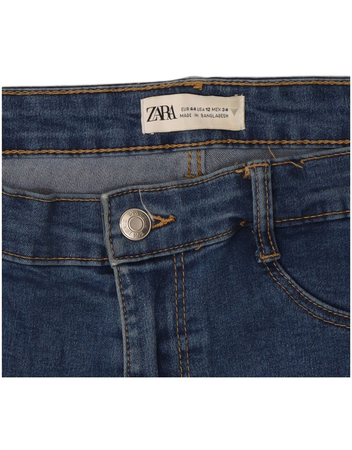 Jeans slim da donna Zara EU 44 XL W34 L25 Blu
