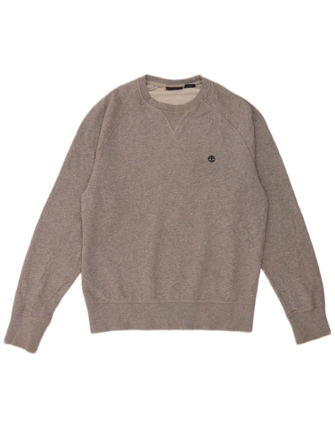 Felpa da uomo Timberland in cotone grigio medio