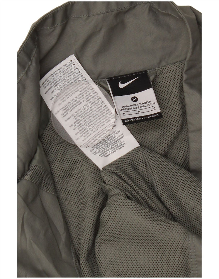 Giacca da ginnastica da uomo Nike, giacca sportiva, in poliestere grigio medio