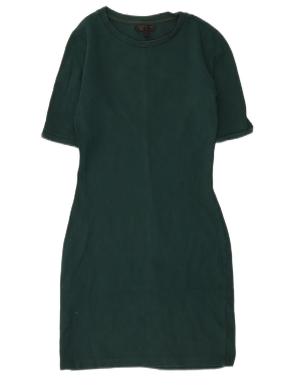 Abito tubino da donna Topshop UK 6 XS verde viscosa