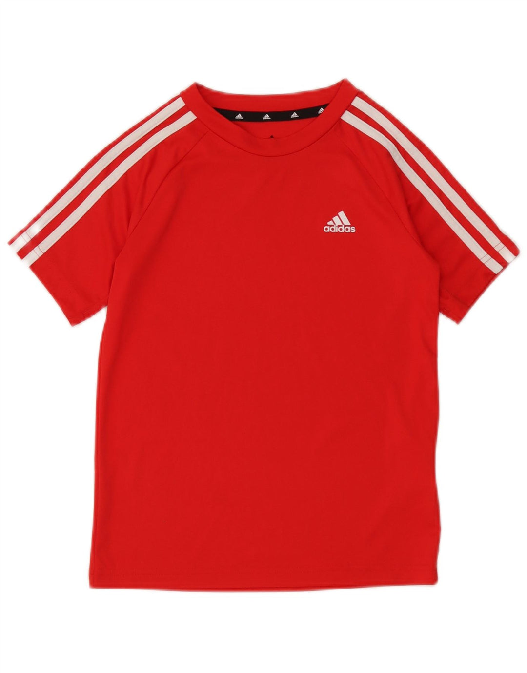 Maglietta Adidas Aeroready da bambino 9-10 anni in poliestere rosso