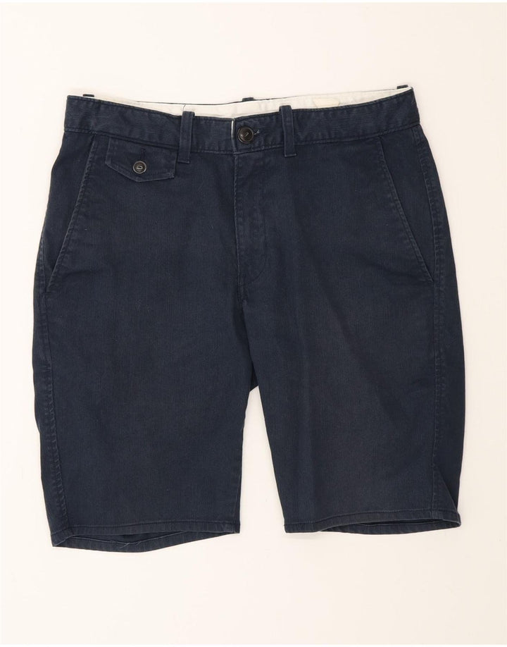 Pantaloncini di velluto a coste da uomo Levi's W31 cotone blu navy medio