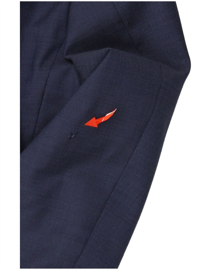 Giacca blazer da uomo a 2 bottoni HUGO BOSS EU 50 Large Blue Wool