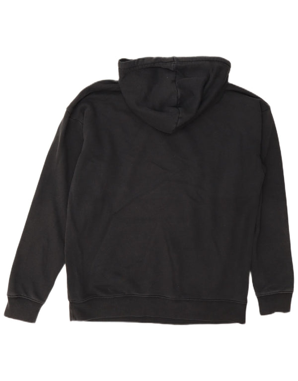 Felpa con cappuccio oversize da donna Adidas UK 8 Small Cotone grigio
