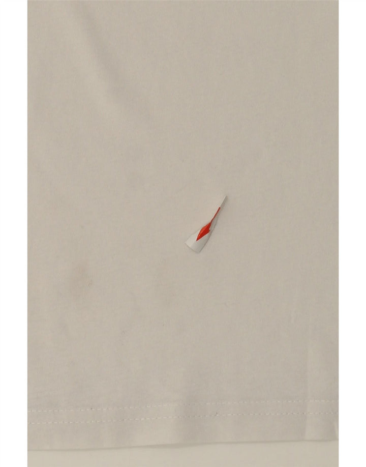 T-shirt grafica da uomo Carrera Top 2XL cotone bianco