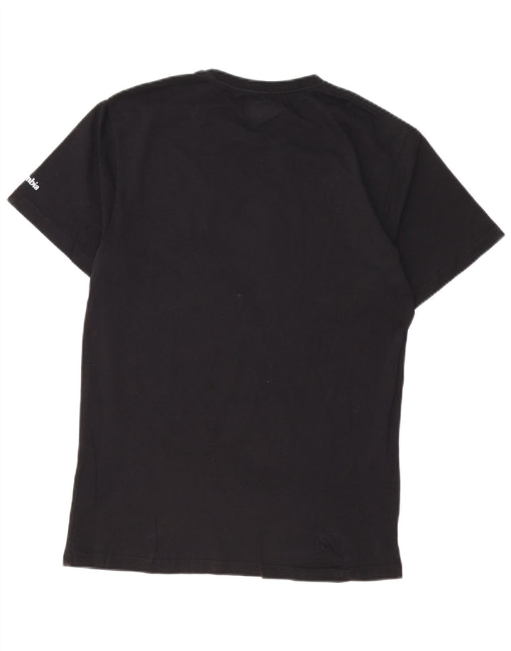 T-shirt grafica da uomo Columbia Top piccola in cotone nero