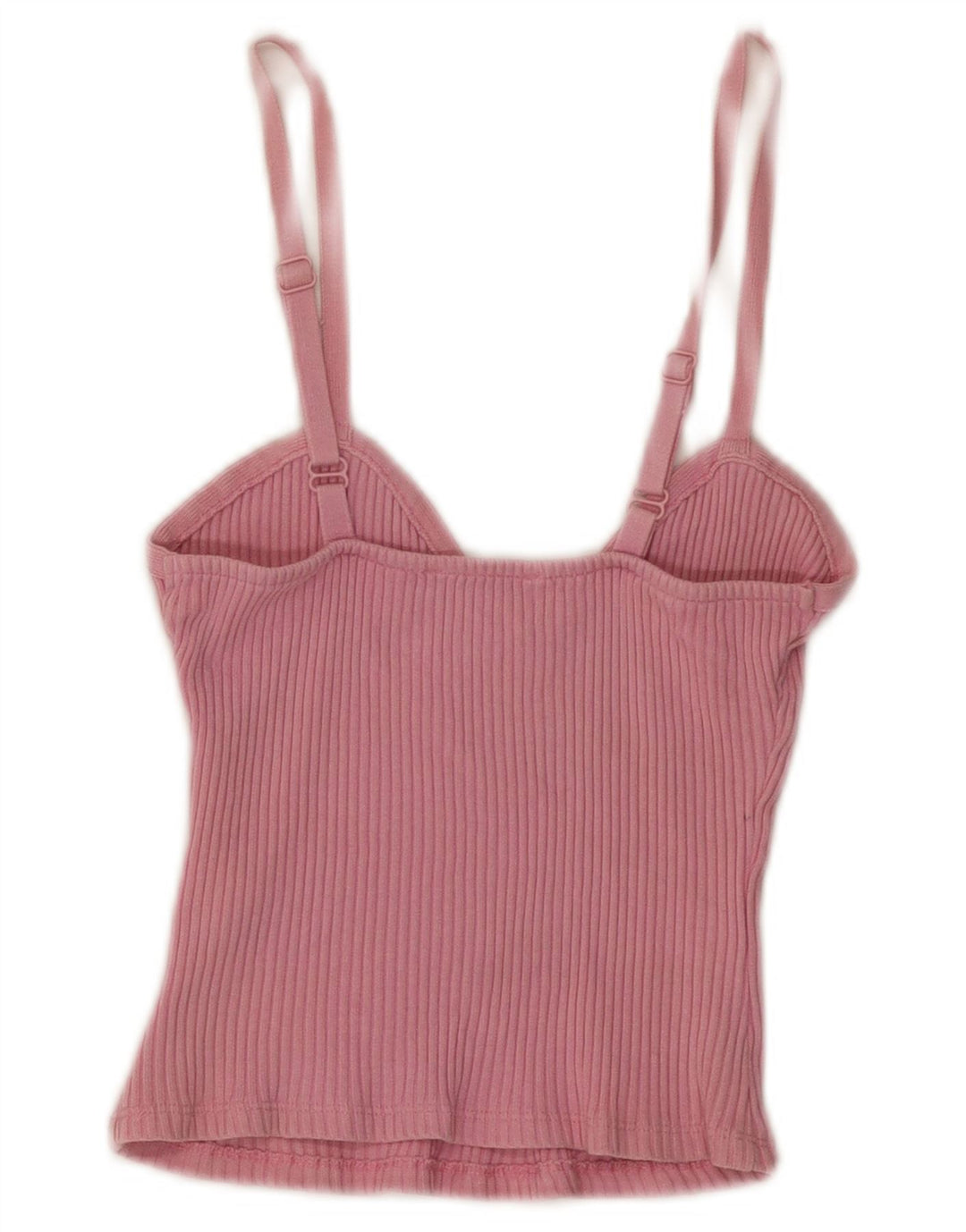 Top corto con canottiera corta da donna Zara UK 8 piccolo rosa