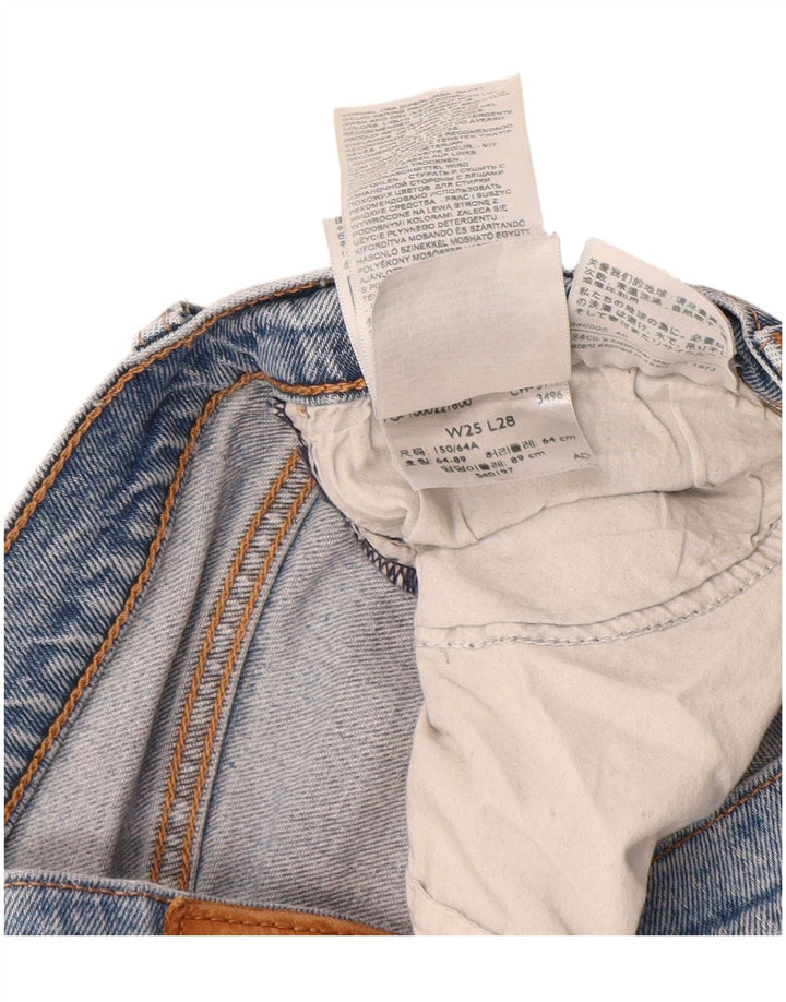 Jeans dritti Wedgie da donna Levi's W25 L28 cotone blu