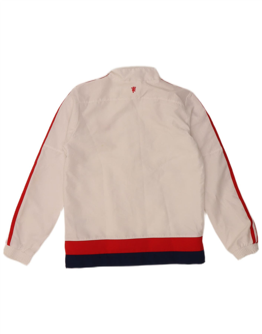 Giacca ADIDAS da ragazzo Manchester United, tuta da ginnastica, 9-10 anni, bianca