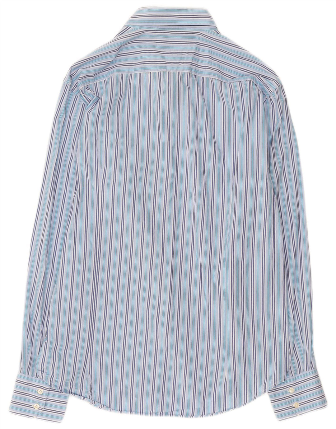 CARRERA Mens Shirt XL Blue Striped Cotton