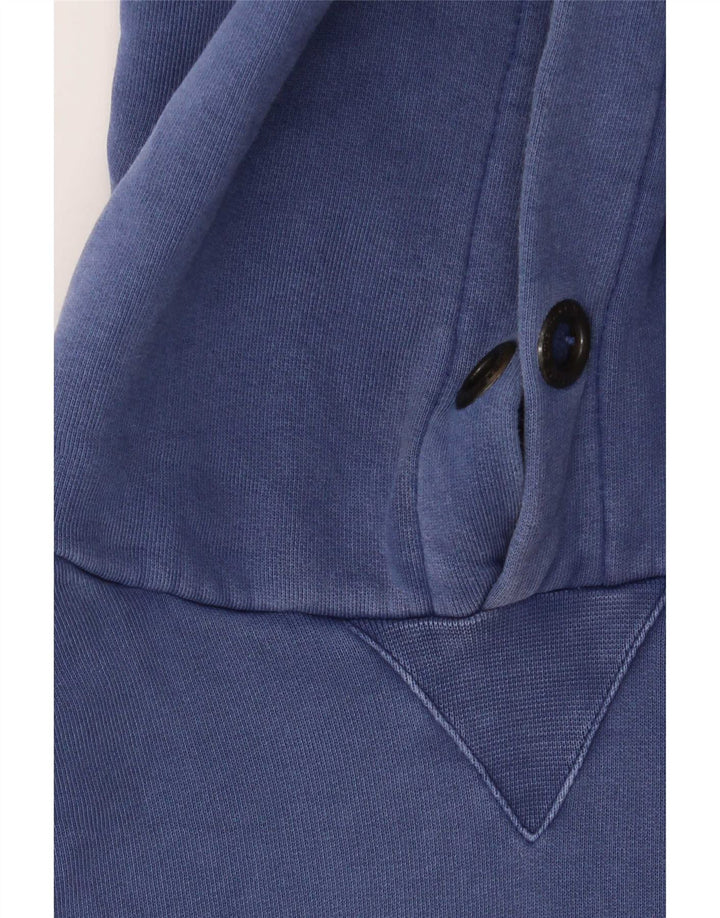 Maglione con cappuccio grafico da uomo Champion grande blu