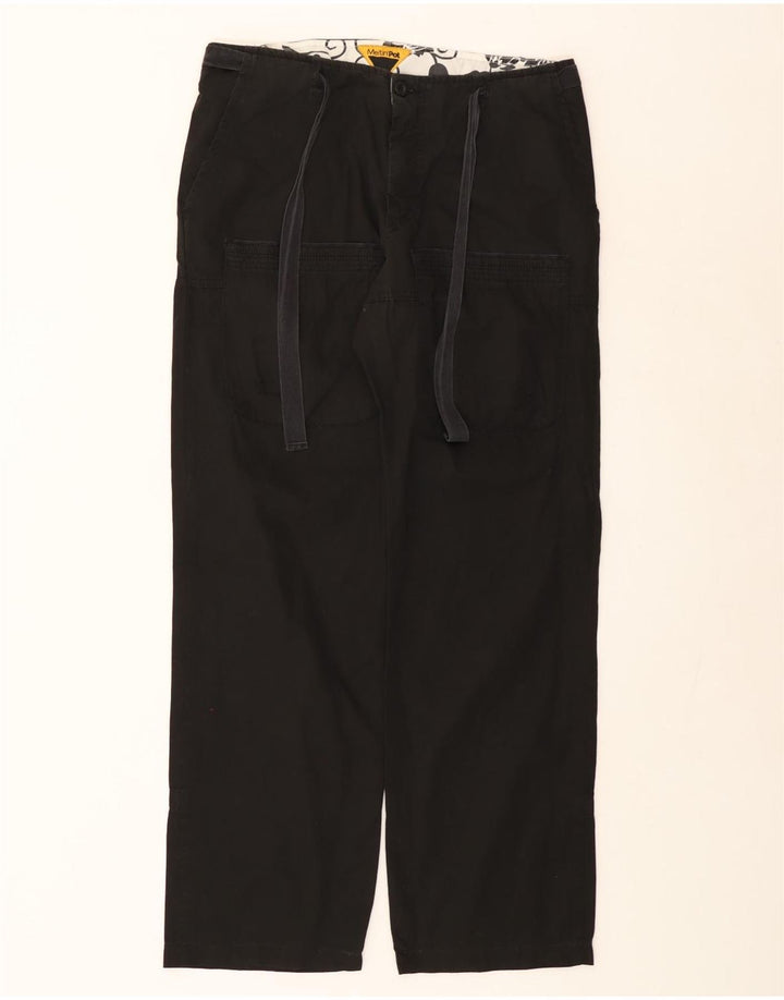 Pantaloni cargo dritti da uomo Meltin' Pot W33 L32 neri