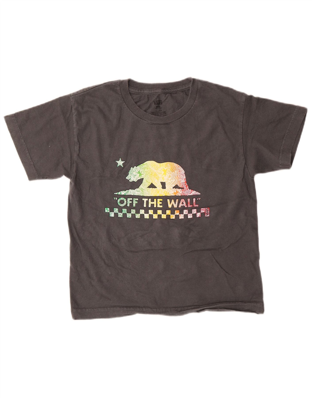 Maglietta grafica da bambino Vans 8-9 anni piccola grigia