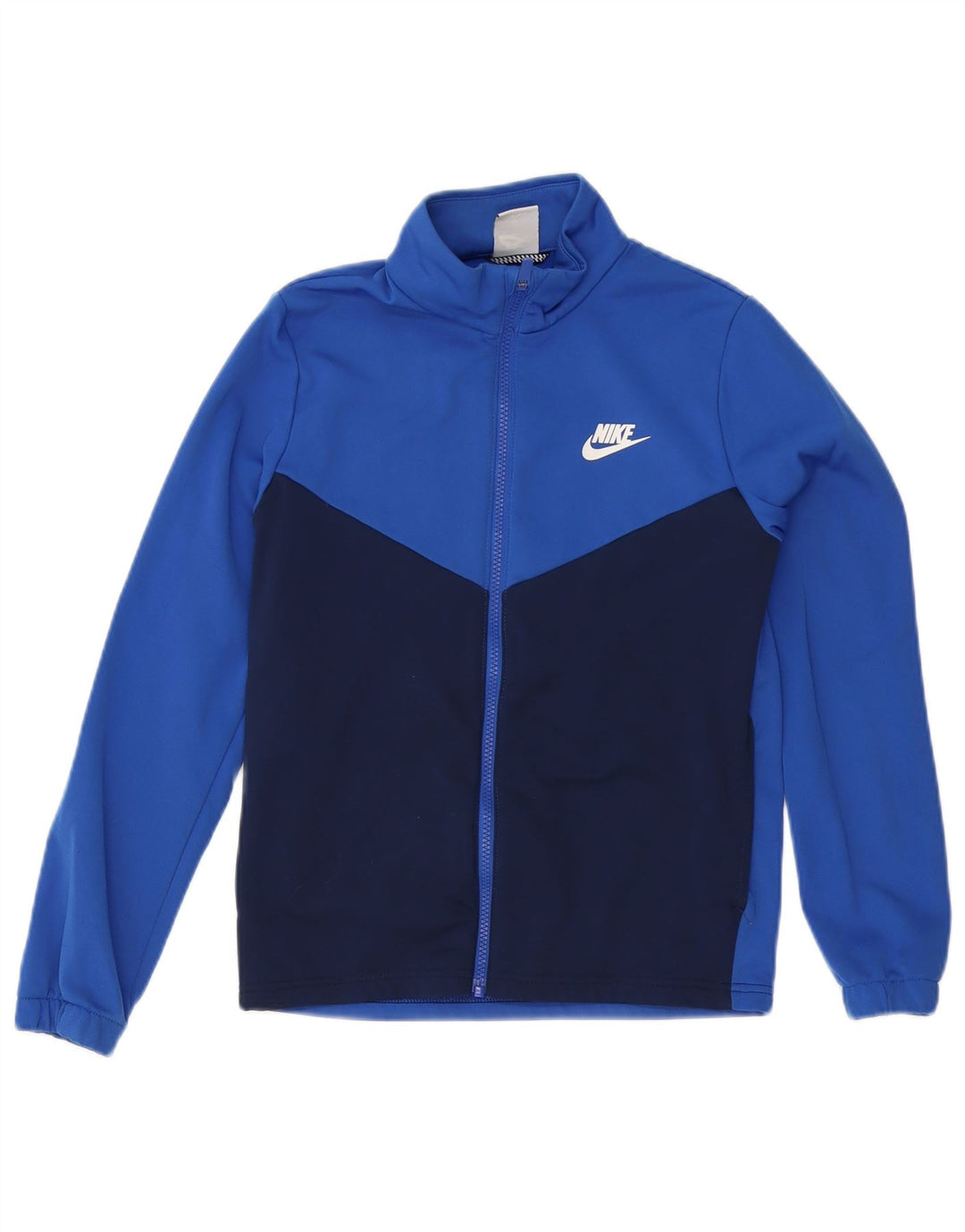 Giacca da ginnastica grafica da ragazzo Nike 12-13 anni Large Blue Colourblock