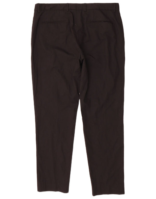Pantaloni da abito slim da uomo Zara EU 44 Large W34 L28 neri