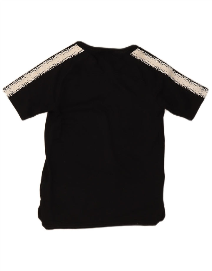 T-shirt Nike da bambino Dri Fit, 8-9 anni, piccola, in poliestere color block nero