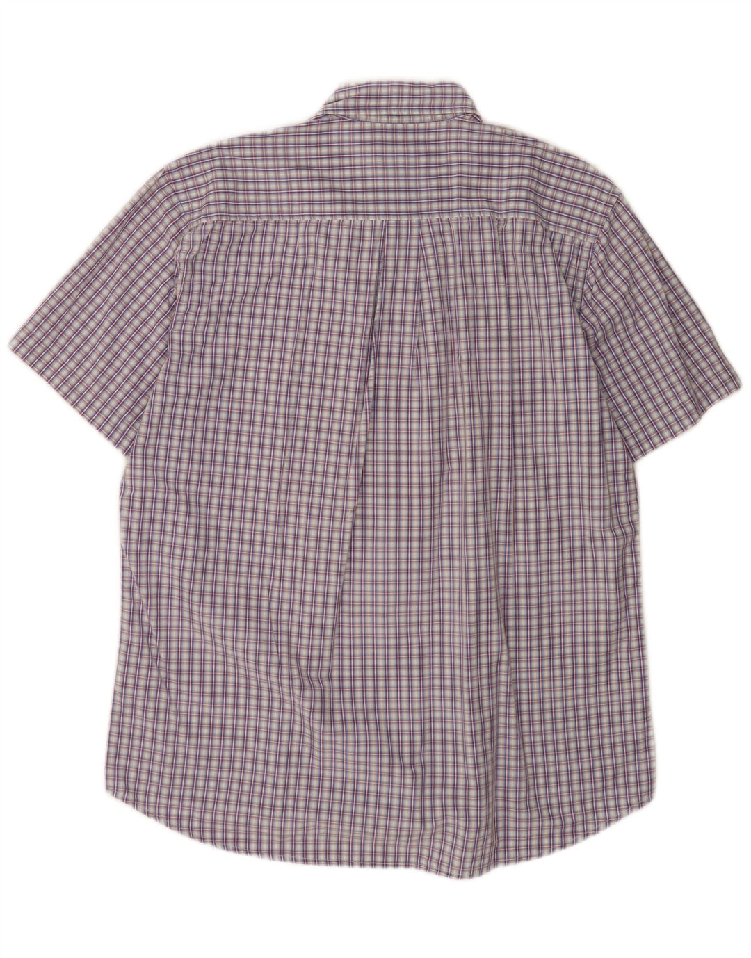 Camicia Kappa da uomo a maniche corte XL in cotone a quadri blu