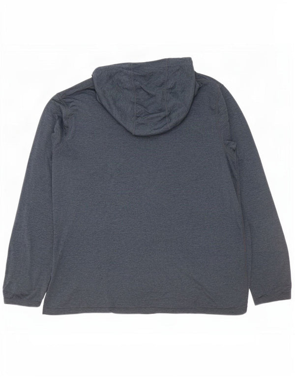 Rohan Maglia da uomo con cappuccio a maniche lunghe 2XL Poliestere grigio