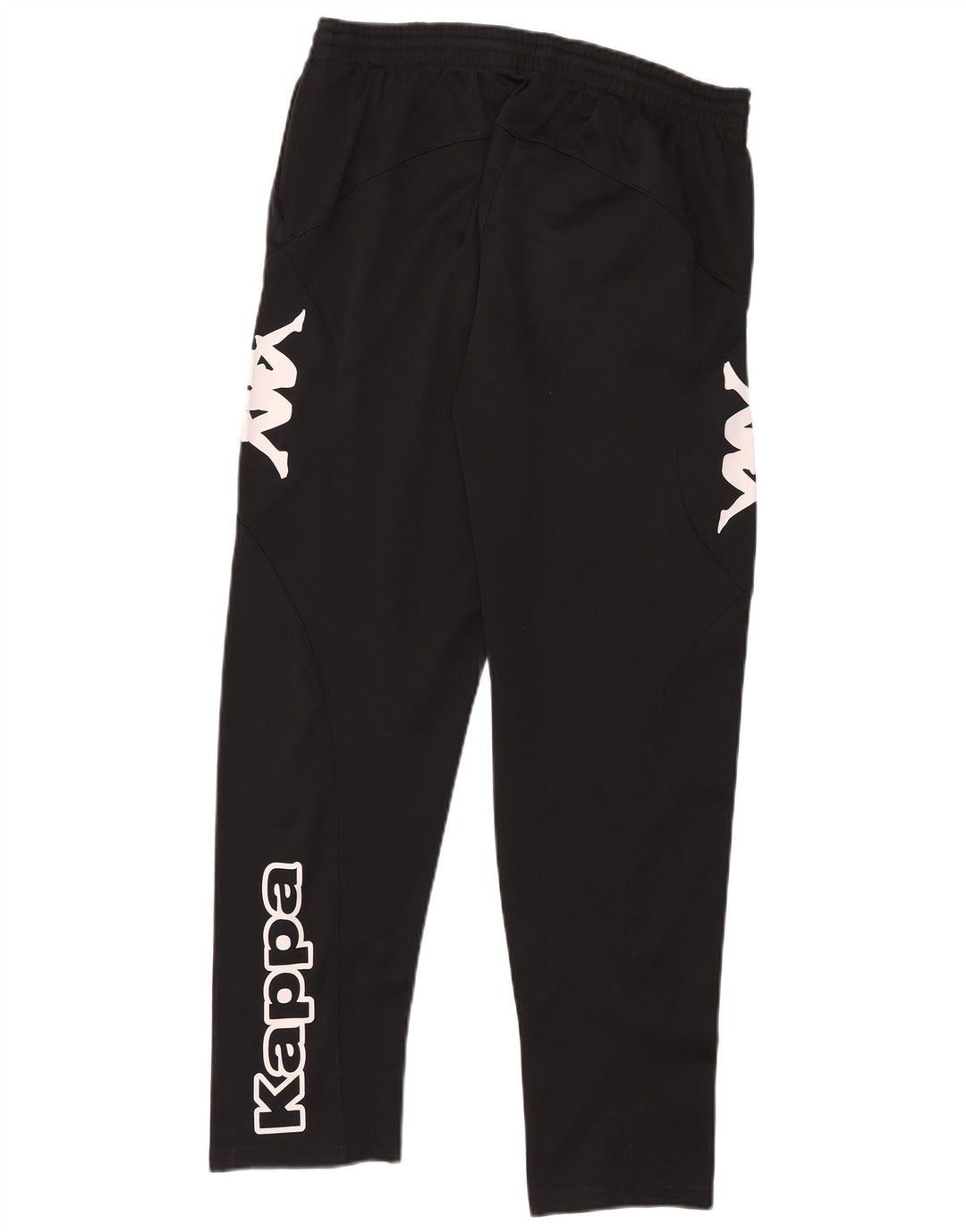 Pantaloni da tuta con grafica Kappa da uomo XL poliestere nero