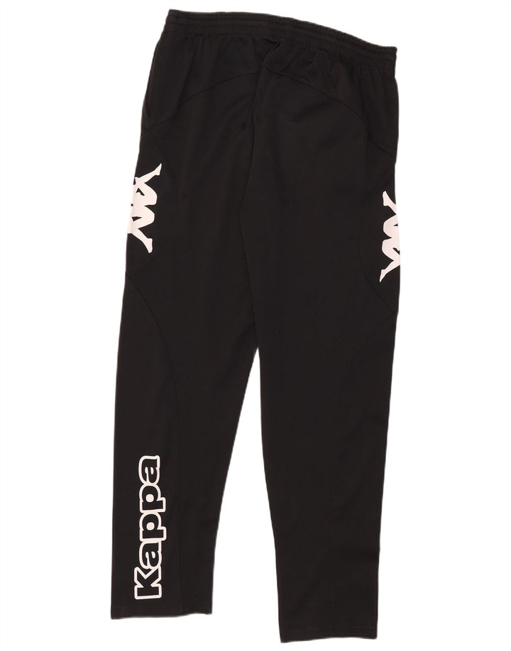 Pantaloni da tuta con grafica Kappa da uomo XL poliestere nero