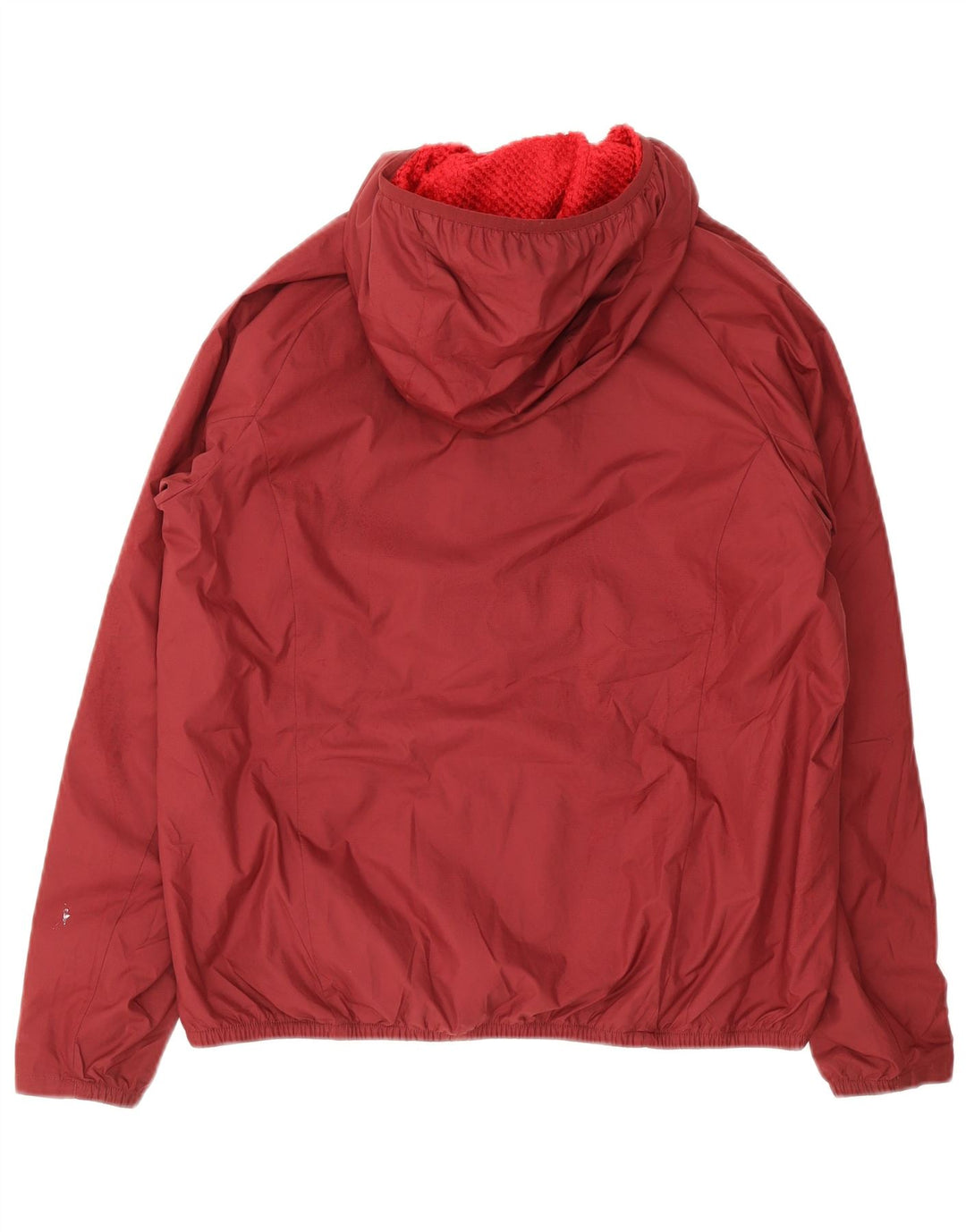 Giacca a vento con cappuccio da uomo Rohan UK 38 Poliestere bordeaux medio