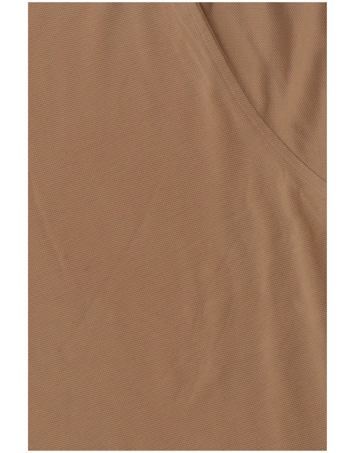 Polo da uomo HUGO BOSS grande in cotone beige