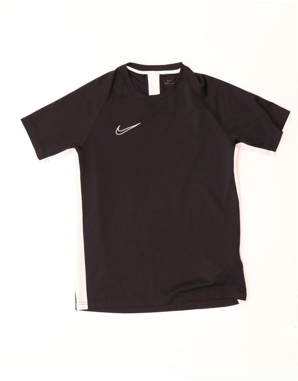 T-shirt da ragazzo Nike Dri Fit Top 12-13 anni Large nera in poliestere