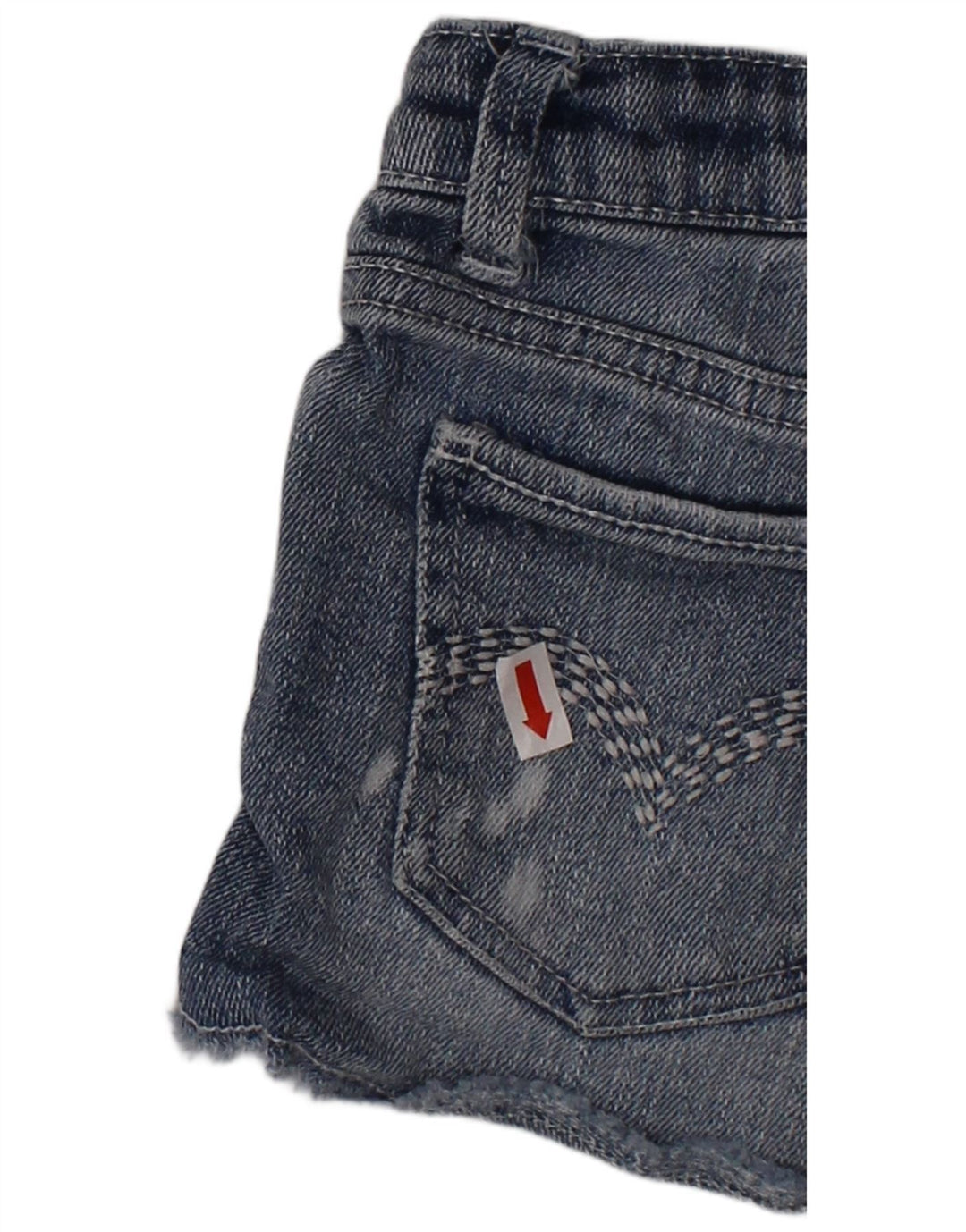 Pantaloncini di jeans per ragazze LEVI'S 7-8 anni W24 Blu Ramie