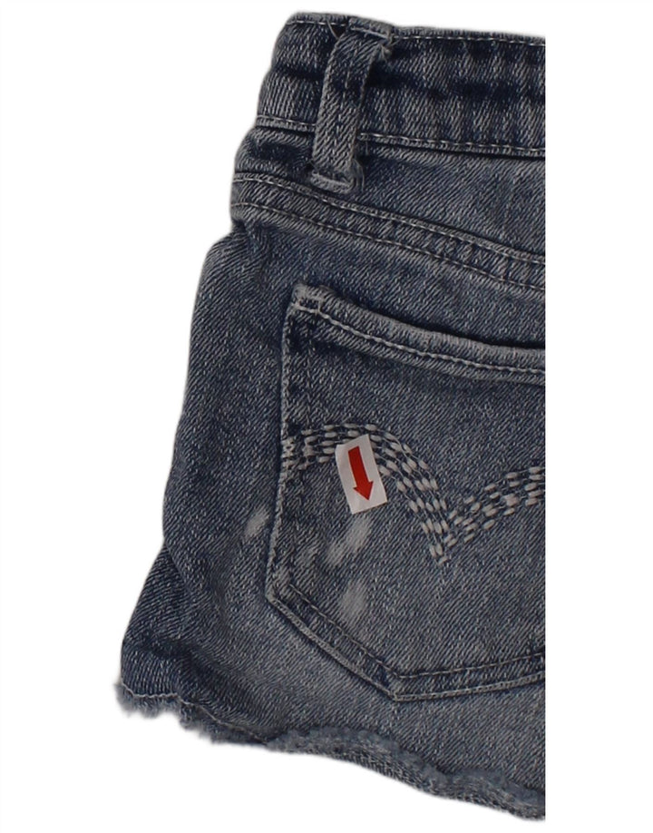 Pantaloncini di jeans per ragazze LEVI'S 7-8 anni W24 Blu Ramie
