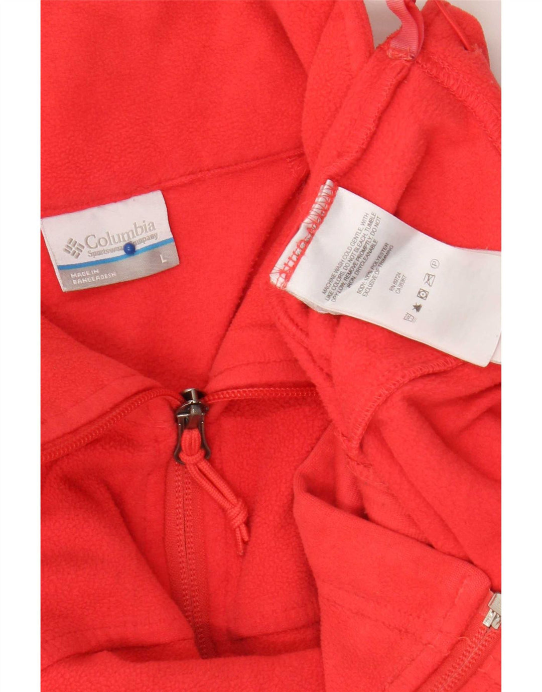Giacca in pile da donna Columbia UK 16 Large Rosso Poliestere