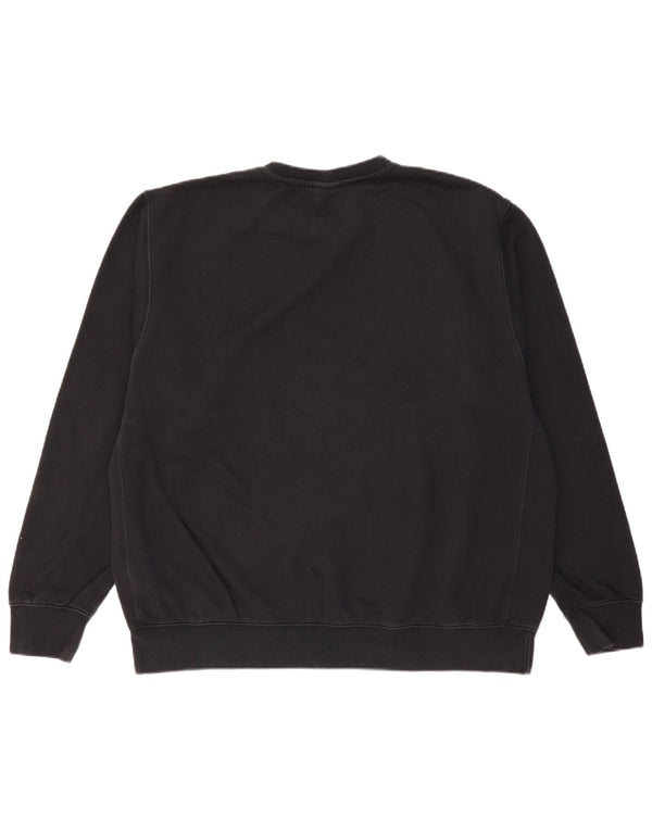 Felpa da uomo NIKE maglione XL in cotone nero