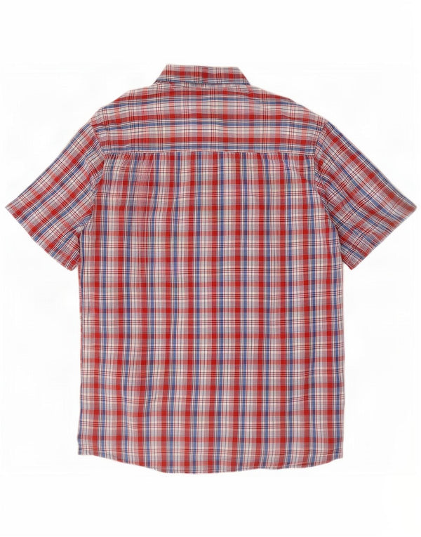 Camicia a maniche corte da uomo Levi's a quadri rossi grandi