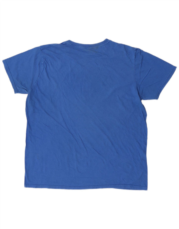 T-shirt grafica da uomo Reebok grande blu