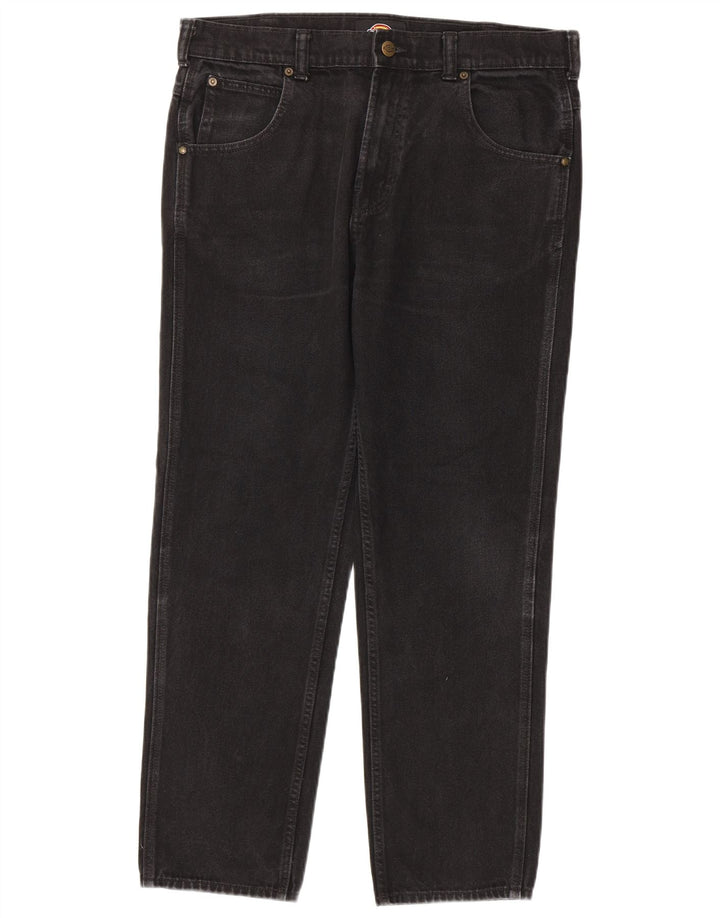 Jeans dritti da uomo Dickies W32 L30 cotone nero