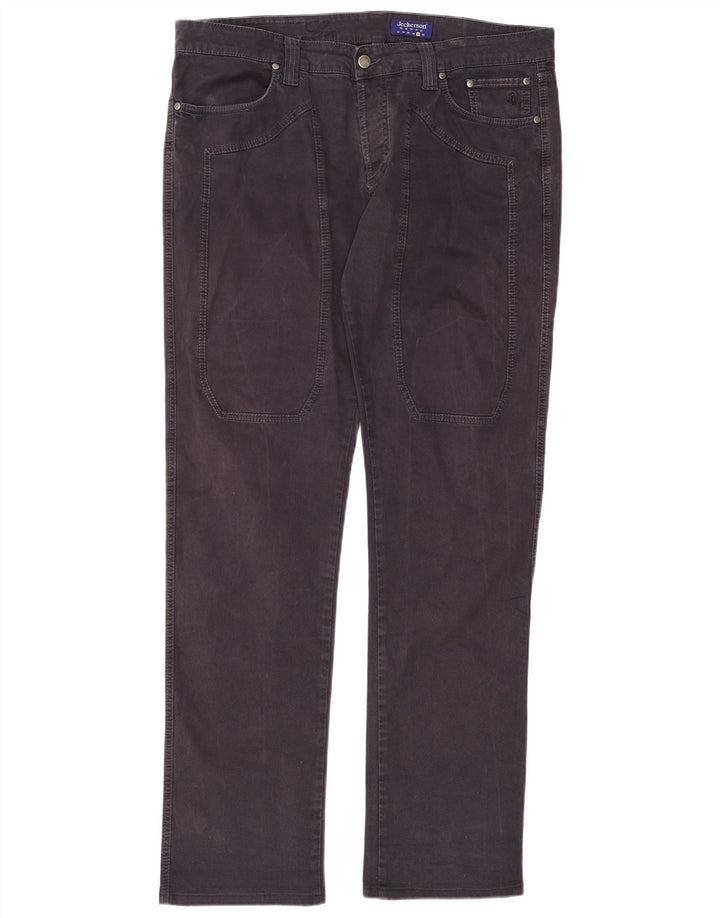 Jeans slim da uomo Jeckerson W40 L35 cotone blu navy