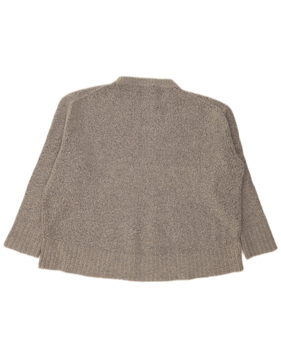 Maglione maglione girocollo oversize da donna Zara UK 14 Grigio medio