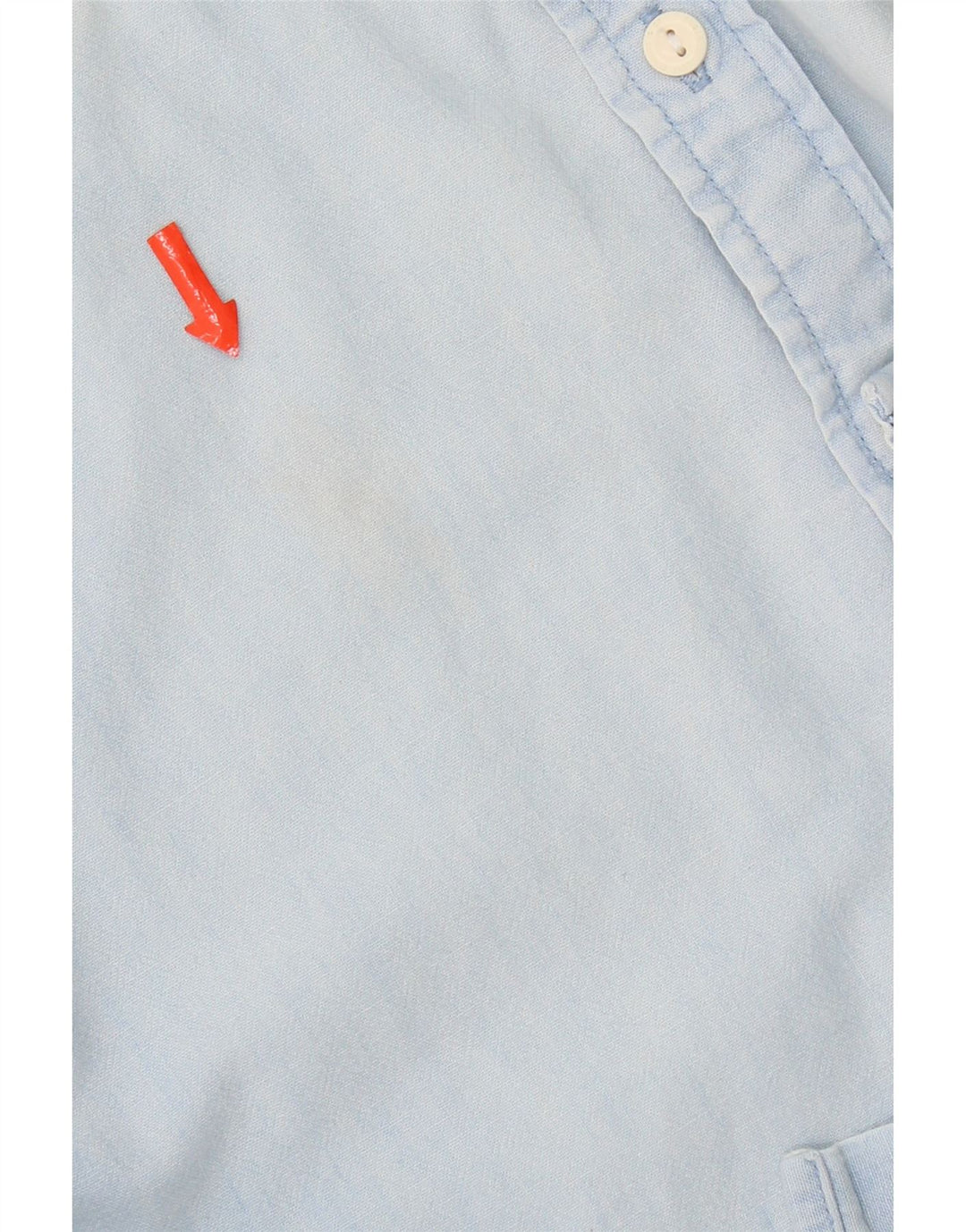 Camicia di jeans da uomo Levi's in cotone blu medio