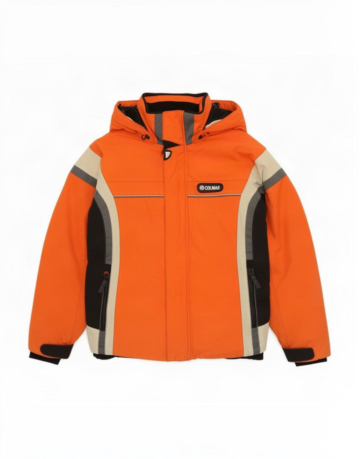 Giacca da sci con cappuccio da uomo Colmar IT 52 Large Orange Colourblock